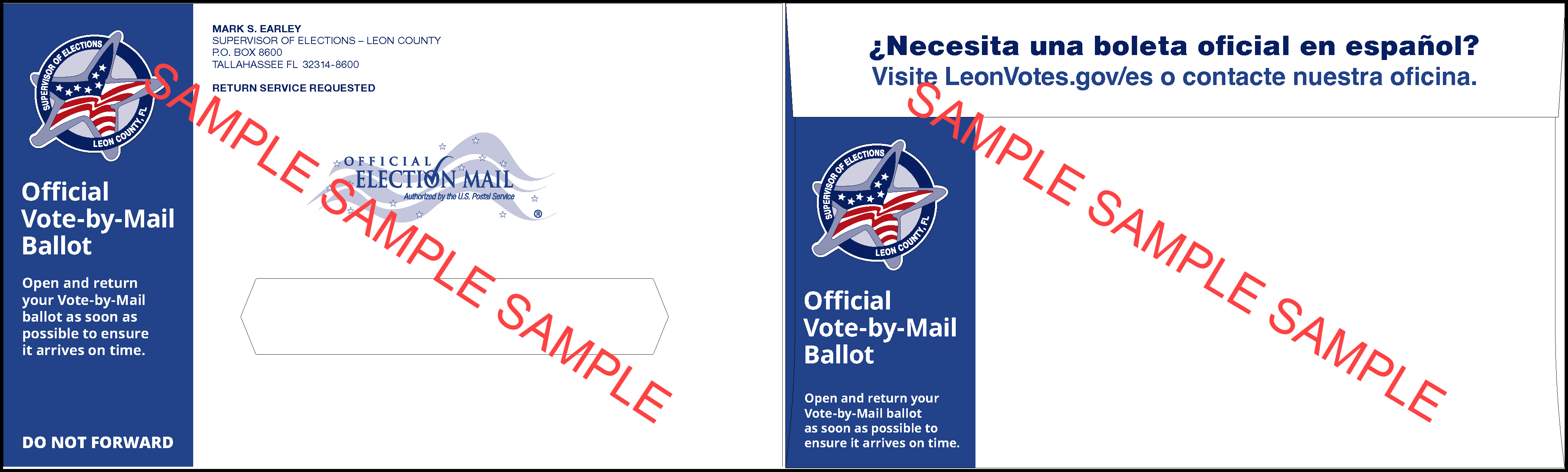 Vote-by-Mail outer envelope